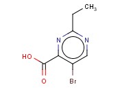 4-<span class='lighter'>嘧啶</span><span class='lighter'>甲酸</span>, 5-溴-2-乙基-