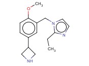 1-(5-(AZETIDIN-3-YL)-<span class='lighter'>2-METHOXYBENZYL</span>)-2-ETHYL-1H-IMIDAZOLE