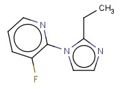 2-(2-ETHYL-1H-IMIDAZOL-1-YL)-<span class='lighter'>3-FLUOROPYRIDINE</span>