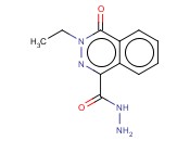 <span class='lighter'>1-PHTHALAZINECARBOXYLIC</span> ACID, <span class='lighter'>3-ETHYL-3,4-DIHYDRO-4-OXO-</span>, <span class='lighter'>HYDRAZIDE</span>