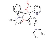 3-(4-二乙氨基-2-乙氧基苯基)-3-(1-乙基-2-甲基<span class='lighter'>吲哚</span>-3-基)-4-<span class='lighter'>氮</span><span class='lighter'>杂</span>-2-苯并[C]呋喃酮