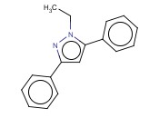 1-ETHYL-3,5-<span class='lighter'>DIPHENYL</span>-1H-PYRAZOLE