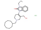 1-[1-(环辛基<span class='lighter'>甲基</span>)-1,2,3,6-四氢-5-(羟基<span class='lighter'>甲基</span>)-4-吡啶基]-3-乙基-1,3-二氢-2H-<span class='lighter'>苯并咪唑</span>-2-酮