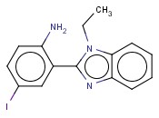 2-(1-ETHYL-1H-1,3-BENZODIAZOL-2-YL)-<span class='lighter'>4-IODOANILINE</span>