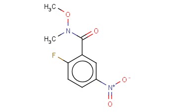 <span class='lighter'>2-FLUORO-N-METHOXY-N-METHYL-5-NITROBENZAMIDE</span>