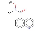 N-methoxy-N-<span class='lighter'>methylquinoline</span>-5-carboxamide