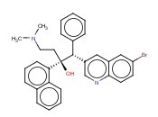 6-<span class='lighter'>溴</span>-alpha-[2-(二甲基氨基)乙基]-2-甲氧基-alpha-1-萘基-beta-苯基-3-<span class='lighter'>喹啉</span>乙醇