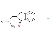 (+/-)-2-N,N-DIMETHYLAMINOMETHYL-1-<span class='lighter'>INDANONE</span>, HCL