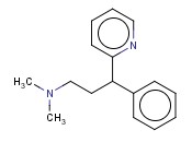 1-苯基-1-(2-<span class='lighter'>吡啶</span>基)-3-二<span class='lighter'>甲</span>氨基丙烷马来酸盐