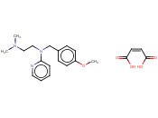 N-[(4-<span class='lighter'>甲</span>氧苯基)甲基]-N-(2-<span class='lighter'>吡啶</span>基)-N',N'-二甲基乙二<span class='lighter'>胺</span>马来酸盐