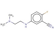 5-([2-(DIMETHYLAMINO)ETHYL]AMINO)-<span class='lighter'>2-FLUOROBENZONITRILE</span>