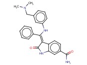 (3Z)-3-[[[3-[(<span class='lighter'>二甲基</span><span class='lighter'>氨基</span>)<span class='lighter'>甲基</span>]苯基]<span class='lighter'>氨基</span>]<span class='lighter'>苯</span><span class='lighter'>亚</span><span class='lighter'>甲基</span>]-2,3-<span class='lighter'>二</span>氢-2-氧代-1H-吲哚-6-甲酰胺