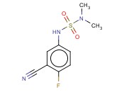 5-[(DIMETHYLSULFAMOYL)AMINO]-<span class='lighter'>2-FLUOROBENZONITRILE</span>