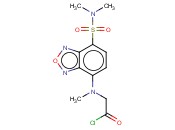 DBD-COCl [=4-(N,N-<span class='lighter'>二甲</span>基<span class='lighter'>氨</span>磺<span class='lighter'>酰</span>)-7-(N-<span class='lighter'>氯</span><span class='lighter'>甲</span><span class='lighter'>酰</span>甲基-N-<span class='lighter'>甲</span>氨基)-2,1,3-<span class='lighter'>苯</span>并恶<span class='lighter'>二</span>唑][用于高效液相色谱标记]