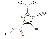 3-<span class='lighter'>氨基</span>-4-氰基-5-(二<span class='lighter'>甲</span><span class='lighter'>氨基</span>)噻吩-2-羧酸<span class='lighter'>甲</span><span class='lighter'>酯</span>