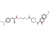 2-氰基-3-[4-(二<span class='lighter'>甲</span><span class='lighter'>氨基</span>)苯基]-2-丙烯<span class='lighter'>酸</span>-3-[[[1-[(7-<span class='lighter'>甲</span>氧基-2-氧代-2H-1-苯并吡喃-3-基)羰基]-4-哌啶基]羰基]<span class='lighter'>氨基</span>]丙<span class='lighter'>酯</span>