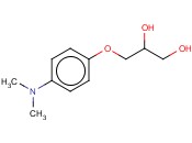 1,2-丙<span class='lighter'>二</span>醇,3-(p-(<span class='lighter'>二甲</span><span class='lighter'>氨基</span>)<span class='lighter'>苯</span>氧基)-