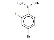 <span class='lighter'>4-BROMO-N</span>,<span class='lighter'>N-DIMETHYL-2-FLUOROANILINE</span>