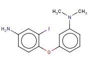 4-[3-(DIMETHYLAMINO)PHENOXY]-<span class='lighter'>3-IODOANILINE</span>