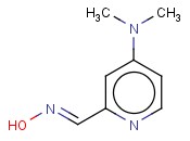 <span class='lighter'>2-PYRIDINECARBOXALDEHYDE</span>, 4-(DIMETHYLAMINO), OXIME