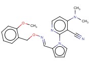 4-(DIMETHYLAMINO)-2-(2-((((<span class='lighter'>2-METHOXYBENZYL</span>)OXY)IMINO)METHYL)-1H-PYRROL-1-YL)NICOTINONITRILE