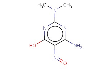 6-<span class='lighter'>氨基</span>-2-二甲基<span class='lighter'>氨基</span>-5-亚硝基-4-<span class='lighter'>嘧啶</span>醇