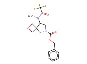 2-氧杂-6-氮杂螺[3.4]辛烷-6-羧酸的<span class='lighter'>酸</span>，8-[甲基（2,2,2-三氟乙酰基）<span class='lighter'>氨基</span>]-，苯<span class='lighter'>甲</span><span class='lighter'>酯</span>