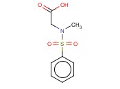 N-PHENYLSULFONYL-<span class='lighter'>SARCOSINE</span>