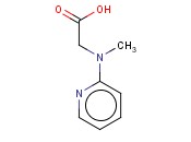 2-(<span class='lighter'>甲基</span>-2-<span class='lighter'>吡啶基</span>氨基)乙酸