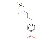 Benzoic acid, 4-[2-[methyl(<span class='lighter'>2,2,2-trifluoroethyl</span>)amino]ethoxy]-