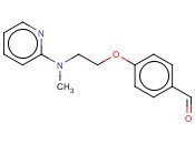 4-[2-(甲基-2-吡啶基<span class='lighter'>氨基</span>)乙氧基]<span class='lighter'>苯</span><span class='lighter'>甲醛</span>
