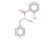 2-HYDROXY-N-METHYL-N-(PYRIDIN-4-<span class='lighter'>YLMETHYL</span>)BENZAMIDE