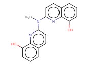N-METHYL-2,2'-IMINO-BIS(<span class='lighter'>8-HYDROXYQUINOLINE</span>)