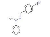 4-<span class='lighter'>CYANOBENZALDEHYDE</span> METHYLPHENYLHYDRAZONE