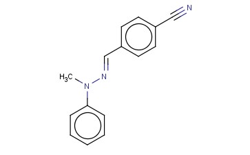 4-<span class='lighter'>CYANOBENZALDEHYDE</span> METHYLPHENYLHYDRAZONE