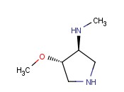 3-吡咯烷<span class='lighter'>胺</span>,4-<span class='lighter'>甲</span><span class='lighter'>氧基</span>-N-甲基-,(3S,4S)-