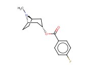 3-(<span class='lighter'>对</span><span class='lighter'>氟</span><span class='lighter'>苯</span><span class='lighter'>甲</span>酰<span class='lighter'>氧基</span>)托烷