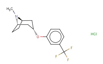 TROPINE-3-BETA-(3'-TRIFLUOROMETHYLPHENYL) ETHER HYDROCHLORIDE