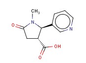 反式-1-甲基-4-羧酸-5-(3-吡啶)-2-<span class='lighter'>吡咯烷</span>酮