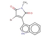 3-BROMO-4-(1H-INDOL-3-YL)-1-<span class='lighter'>METHYLPYRROLE</span>-2,5-DIONE