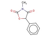 <span class='lighter'>3-METHYL-5-PHENYL-1,3-OXAZOLIDINE-2,4-DIONE</span>