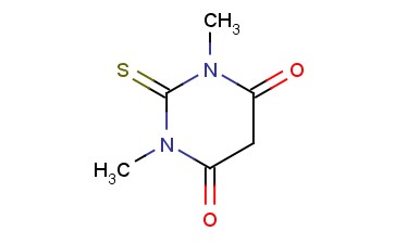 <span class='lighter'>1,3</span>-<span class='lighter'>二甲基</span>-2-<span class='lighter'>硫</span><span class='lighter'>代</span><span class='lighter'>巴比</span><span class='lighter'>妥</span><span class='lighter'>酸</span>
