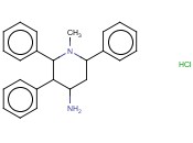 <span class='lighter'>1-METHYL-2,3,6-TRIPHENYL-4-PIPERIDINAMINE</span> <span class='lighter'>HYDROCHLORIDE</span>