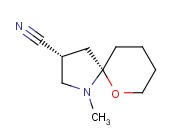 6-氧<span class='lighter'>杂</span>-1-<span class='lighter'>氮</span><span class='lighter'>杂</span>螺[4.5]癸烷-3-腈，1-甲基-2，顺式-（9CI）