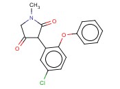 1-甲基-3-（5-氯-2-苯氧基苯基）-2，4-<span class='lighter'>吡咯烷</span>二酮