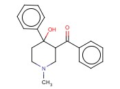 <span class='lighter'>3-BENZOYL-4-HYDROXY-1-METHYL-4-PHENYLPIPERIDINE</span>
