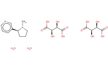 <span class='lighter'>二</span>-L-(+)-酒石酸烟碱<span class='lighter'>二水合物</span>