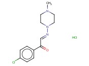 4'-CHLORO-2-((4-METHYL-1-PIPERAZINYL)IMINO)ACETOPHENONE HYDROCHLORIDE