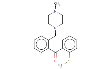 2-(4-METHYLPIPERAZINOMETHYL)-2'-THIOMETHYLBENZOPHENONE