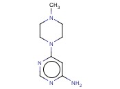 6-(4-Methylpiperazin-1-<span class='lighter'>yl</span>)<span class='lighter'>pyrimidin-4-amine</span>